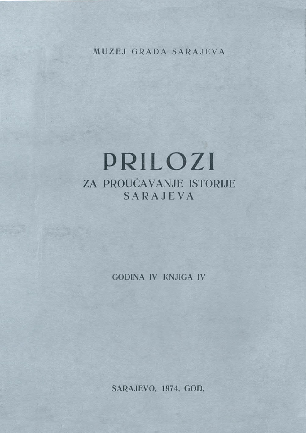 Prilozi 4 (1974)