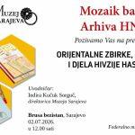Predstavljanje orijentalne zbirke, monografije i djela Hivzije Hasandedića